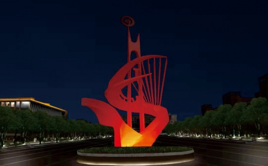 湖南交通職業(yè)技術(shù)學(xué)院建黨100周年圖書館、廣場、大門亮化項目